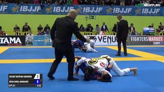 Gezary Matuda vs Sofia Amarante / European Championship 2017