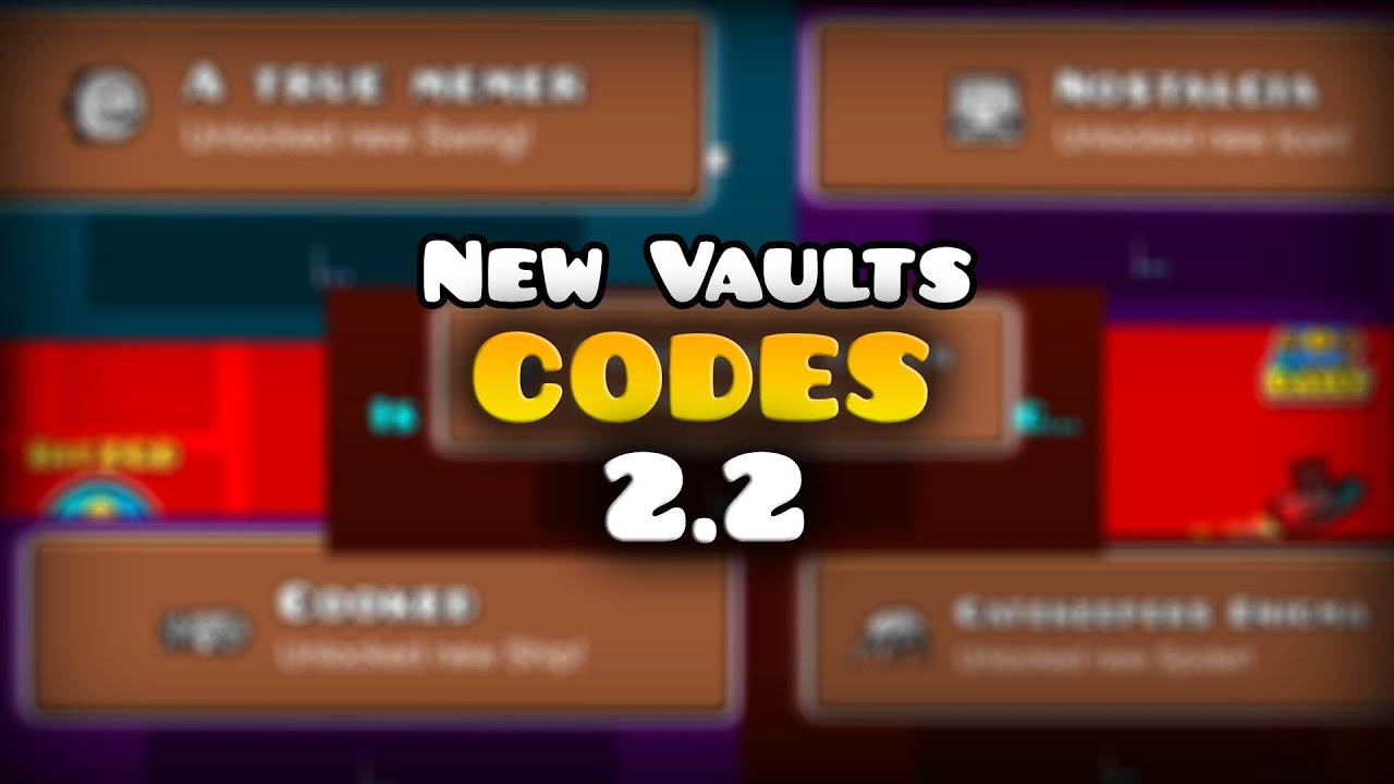 LOS 5 NUEVOS CÓDIGOS DE LOS THE VAULTS EN LA ACTUALIZACIÓN 2.2 ...