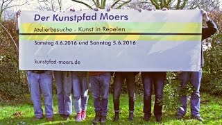 Der Kunstpfad Moers 2016 /   Atelierbesuche - Kunst in Repelen