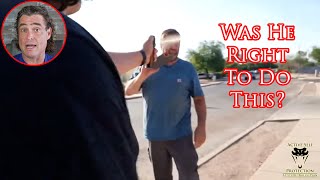 First Amendment Auditor Pepper Sprays Belligerent Filming Subject