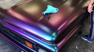 Avery Colorflow Lightning Ridge wrap 1964 Ford f100 truck