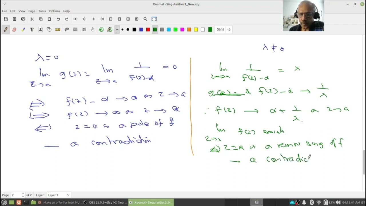 Complex Analysis 31 Isolated Singularities 3 Youtube