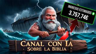 CANAL de LA BIBLIA con IA DE 3.700€ AL MES sin mostrar la cara y automatizado para YouTube GRATIS