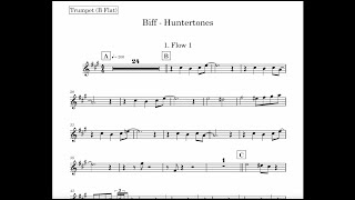 Biff - Huntertones - Trumpet - Complete song transcription