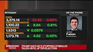 Trump Stops Stimulus Talks Until After Election
