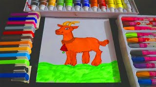 How to Draw a Goat | Eid al-Adha 2023 Special Drawing for kids #howtodraw #kidsdrawing #drawing
