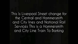 H\u0026C C69 Stock Announcements Hammersmith To Barking