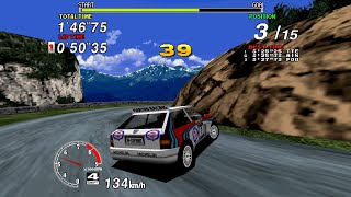 Sega Rally Championship (Arcade) - Lancia Delta Full Playthrough