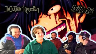 MEGUMI HAS OFFICIALLY GONE MAD! First Time Reaction to JUJUTSU KAISEN 1x22-23