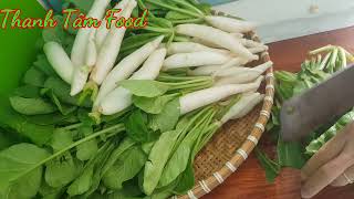 Cách MUỐI DƯA CẢI CỦ NON rất ngon giòn thơm.