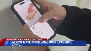 DoorDash driver arrested after video of her delivery goes viral