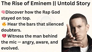 Eminem's Comeback Story: From Revival to Rap God Status || Learn English With Real Story
