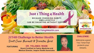 Just 1 Thing 4 Health [Dr. Yolanda Wade] How Cruciferous vegetables reduces Breast Cancer risk?