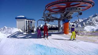 Stubaier Gletscher 2011 Skifahren mit Kind