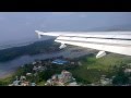 Amazing view of flight Landing at Port Blair, Andaman Islads Amazing view of flight Landing at Port Blair, Andaman Islads
