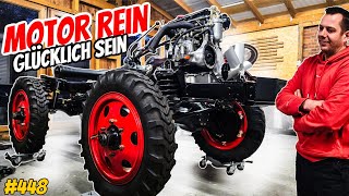 HOCHZEIT | Der Block kommt rein | Projekt UNIMOG 2010 und der OM 636 Motor - #448 #steelstyler