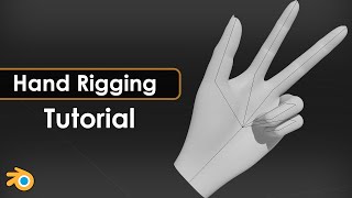 Hand Rig tutorial in Blender - Bone Tutorial - Blender Eevee