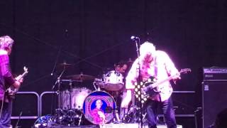 Mark Sheppard drumming with Robyn Hitchcock Baltimore July 2017 WTMD First Thursdays 16 SOUND CHECK