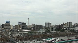 新幹線 Maxとき 大宮〜上野〜東京 車窓風景とアナウンス