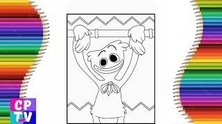 Huggy Wuggy coloring pages/ Poppy playtime coloring/ @coloringpagestvnew
