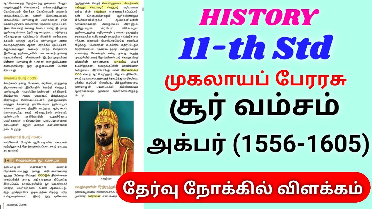 Tnpsc 11th History New Book In Tamil | Mugalayargal History In Tamil ...