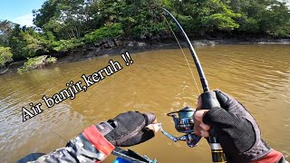 TIGA HARI CASTING,MUSIM HUJAN,MASIH DAPAT IKAN TARGET BLACKBASS !!!!