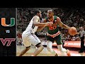 Miami vs. Virginia Tech Basketball Highlights (2017-18)