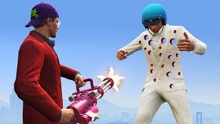 DODGE THE 1000 BULLETS CHALLENGE! (GTA 5 Funny Moments)