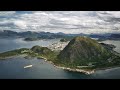 norway june 2023 northern serenity a drone s eye view of norway s fjords