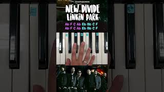 NEW DIVIDE - Linkin Park Transformers 2: Revenge of the Fallen #pianotutorial #shorts #linkinpark