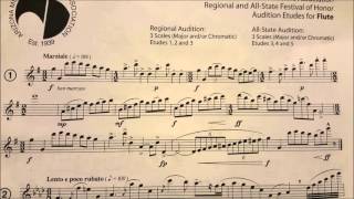 Arizona Regional/All State Flute Etude 1