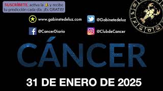 Horóscopo Diario - Cáncer - 31 de Enero de 2025.