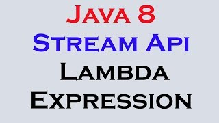 17.4 Lambda Expression in Java 8