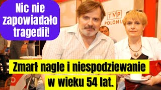 Nic nie zapowiadało tragedii. Aktor zmarł nagle i niespodziewanie w wieku 54 lat  Osierocił dziecko!