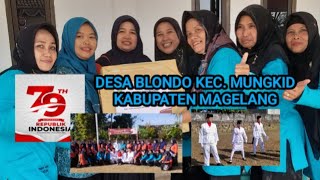 DETIK DETIK PROKLAMASI DAN GEBYAR MUSIK DAN LOMBA||BLONDO MGL 2024