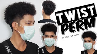 ดัดฟอยล์ ผู้ชาย / Twist Permหัวที่35 ของร้าน Stiew Hair Studio ดัดยังไงให้ได้แบบ 1mill