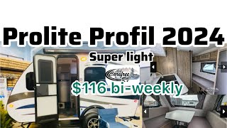 CAMPER VAN PROLITE PROFIL 2024 $116 Bi-Weekly #carefreeRV #camping #campervan #travel