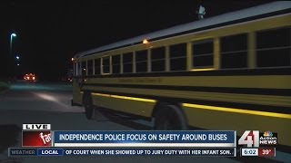 Police ride along with kids on school bus, crack down on driver violations