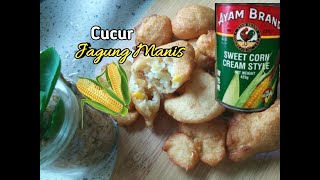 Resepi Cucur Jagung Manis berkrim !