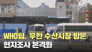 WHO팀, 중국 우한 수산시장 방문…현지조사 본격화 / 연합뉴스TV (YonhapnewsTV)