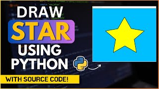 Draw Star ⭐using Python | For Beginners | Shape Tutorial | World of Python