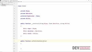 PHP OOP Tutorial - Encapsulation