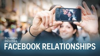 Posting about relationships on Facebook