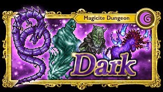 FFRK Global - Magicite Dungeon - Shadow Dragon (Savage, Dark) - 4-man poverty setup - Sub 60s clear