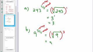 MAP4C Solving with Rational Exponents