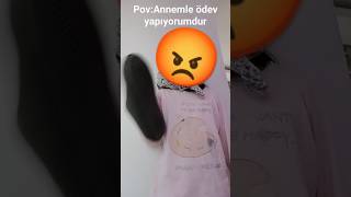 annemle ödev yapıyorumdur