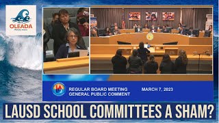 Are LAUSD School-Site Committees a Sham? District Secretive on State-Mandated Parent Participation