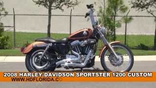 Used 2008 Harley Davidson Sportster 1200 Custom Motorcycles for sale