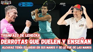 DERROTA con MUCHAS LECCIONES POSITIVAS para ALCARAZ | LEHECKA IMPRESIONANTE