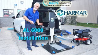 Harmar AL 6000 Inside Vehicle Lift - How to Install - Set up Guide - Mobility Aid Installation